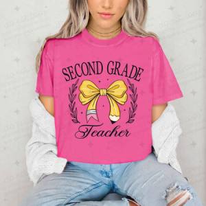 COQUETTE SECOND GRADE TEACHER - DTF TRANSFER