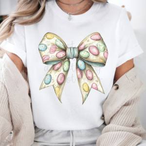 EASTER EGG BOW - DTF TRANSFER