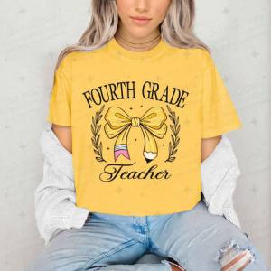 COQUETTE FOURTH GRADE TEACHER - DTF TRANSFER