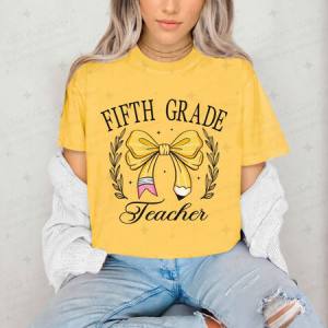 COQUETTE FIFTH GRADE TEACHER - DTF TRANSFER