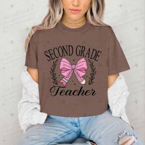 COQUETTE SECOND GRADE TEACHER - DTF TRANSFER