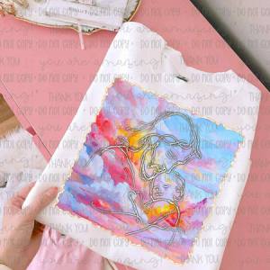 JESUS HOLDING BABY CLOSEUP WATERCOLOR *OLLIE & CO. EXCLUSIVE* - DTF TRANSFER