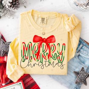 COQUETTE MERRY CHRISTMAS - DTF TRANSFER