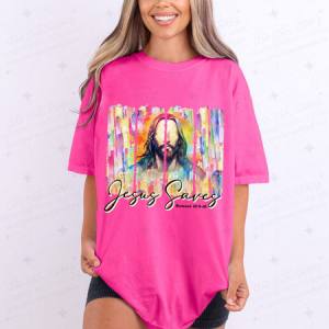 JESUS SAVES - DTF TRANSFER