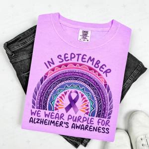 IN SEPTEMBER WE WEAR PURPLE - DTF TRANSFER