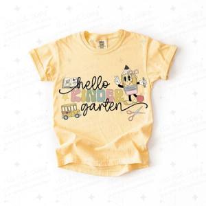 COQUETTE HELLO KINDERGARTEN - GIRL - DTF TRANSFER