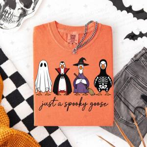 JUST A SPOOKY GOOSE - DTF TRANSFER