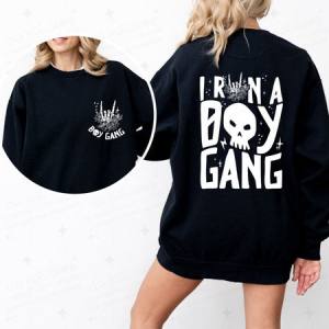 I RUN A BOY GANG - FRONT+BACK - DTF TRANSFER