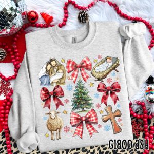 CHRISTMAS COQUETTE GRID - DTF TRANSFER