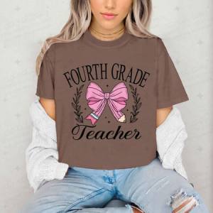 COQUETTE FOURTH GRADE TEACHER - DTF TRANSFER