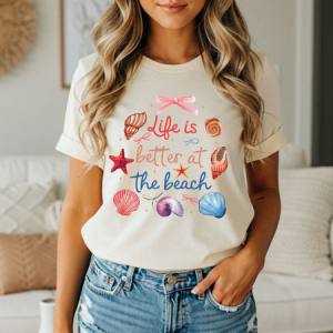 COQUETTE LIFE IS BETTER AT THE BEACH - DTF TRANSFER