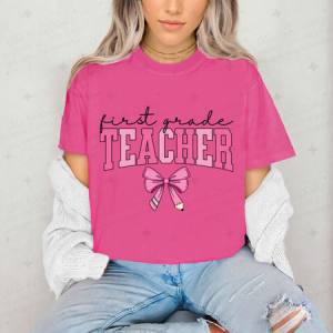 COQUETTE FIRST GRADE TEACHER - DTF TRANSFER