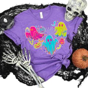 NEON GHOST HEART - DTF TRANSFER