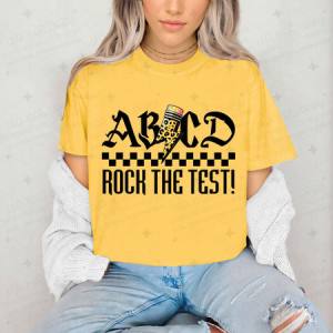 ABCD ROCK THE TEST - DTF TRANSFER