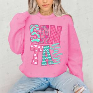 SANTA BABY - FAUX CHENILLE - DTF TRANSFER