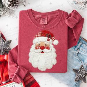 PATCHWORK SANTA - DTF TRANSFER