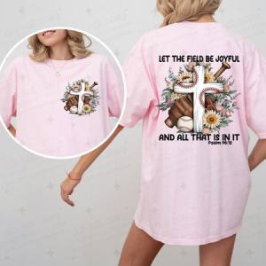 PSALM 96:12 - FRONT+BACK - DTF TRANSFER