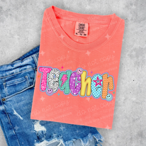 PREPPY TEACHER - DTF TRANSFER