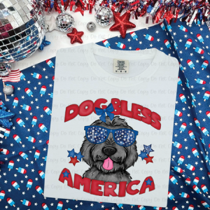 DOG BLESS AMERICA - DTF TRANSFER