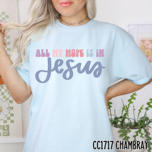 ALL MY HOPE IS IN JESUS  - DTF TRANSFER