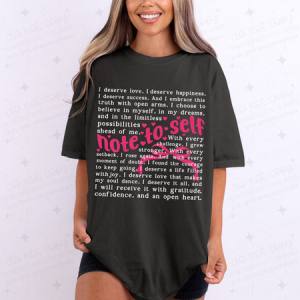 COQUETTE NOTE TO SELF - DTF TRANSFER