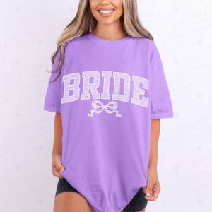 COQUETTE BRIDE - FAUX LACE - DTF TRANSFER