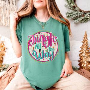 JINGLE ALL THE WAY - DTF TRANSFER