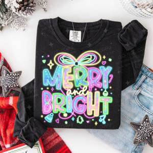 COQUETTE MERRY AND BRIGHT - DTF TRANSFER