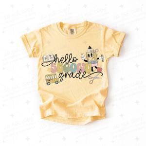 COQUETTE HELLO SECOND GRADE - GIRL - DTF TRANSFER