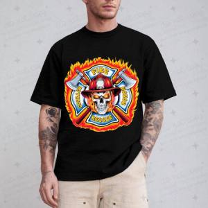 FIRE HONOR RESCUE COURAGE - DTF TRANSFER