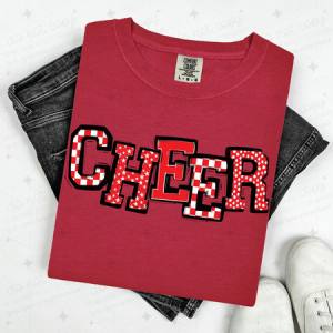 CHEER - RED - DTF TRANSFER