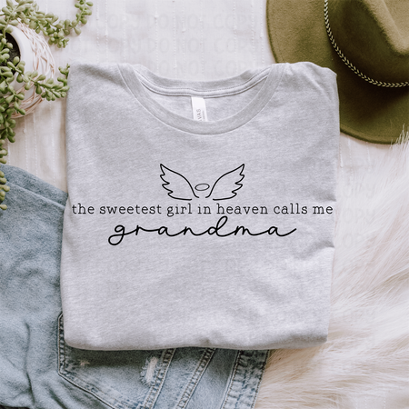 THE SWEETEST GIRL IN HEAVEN CALLS ME *OLLIE & CO. EXCLUSIVE* - DTF TRANSFER - Image 4