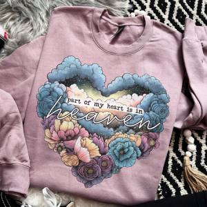 PART OF MY HEART IS IN HEAVEN *OLLIE & CO. EXCLUSIVE* - DTF TRANSFER