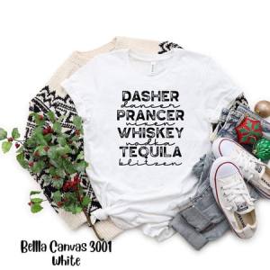 DASHER DANCER PRANCER - DTF TRANSFER