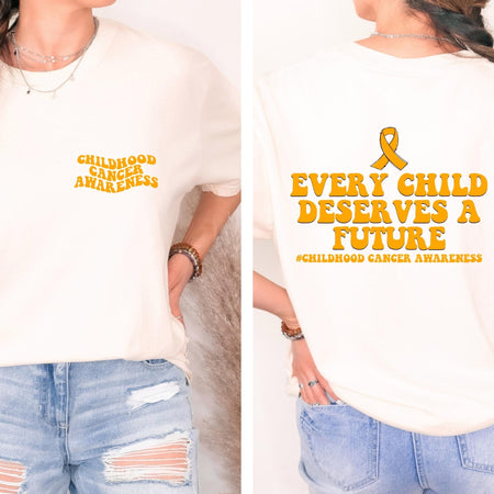 EVERY CHILD DESERVES A FUTURE *OLLIE & CO. EXCLUSIVE* - FRONT+BACK - DTF TRANSFER
