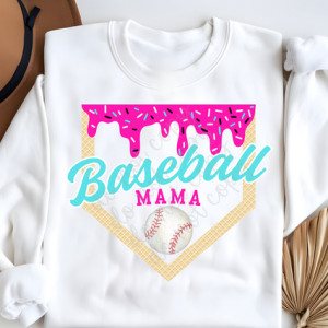 BASEBALL MAMA DRIP - DTF TRANSFER