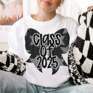 CLASS OF 2025 - FAUX GLITTER - DTF TRANSFER