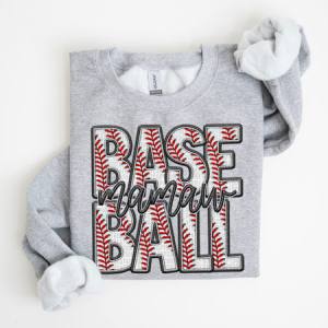 BASEBALL NAMES - FAUX EMBROIDERY - DTF TRANSFER