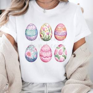 FLORAL EASTER EGGS - DTF TRANSFERS