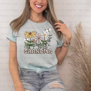 FLORAL SPRING NAMES - DTF TRANSFER