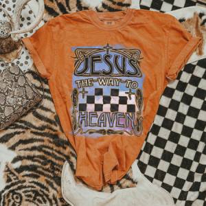 JESUS THE WAY TO HEAVEN - DTF TRANSFER