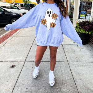 FLORAL GHOST - DTF TRANSFER