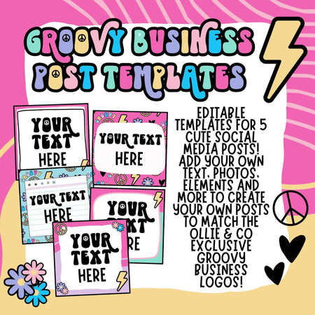 Groovy Business Logo Website Kit Christmas Edition - Image 4