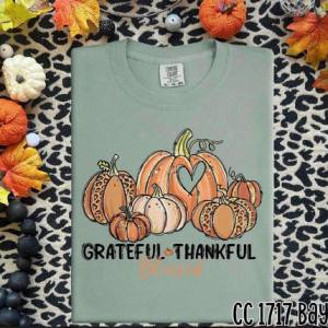GRATEFUL THANKFUL BLESSED - DTF TRANSFER
