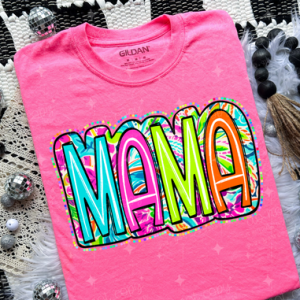 MAMA BRIGHT PAISLEY - DTF TRANSFER