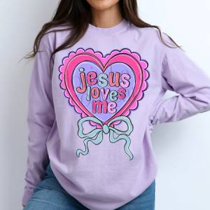 JESUS LOVES ME - DTF TRANSFER
