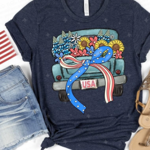 COQUETTE PATRIOTIC TRUCK - DTF TRANSFER