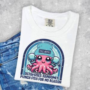 OCTOPUSES RANDOMLY PUNCH FISH FOR NO REASON - DTF TRANSFER