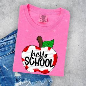HELLO SCHOOL *OLLIE & CO. EXCLUSIVE* - DTF TRANSFER