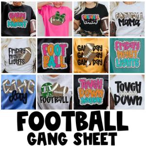 FOOTBALL - 22.5X60 - PREMADE GANG